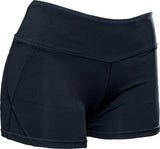 ClubBoost BJJ Women's Mid Waist Athletic Shorts