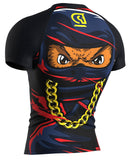 ClubBoostBJJ CB Ninja Bear Short Sleeve Rash Guard
