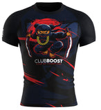 ClubBoostBJJ CB Ninja Bear Short Sleeve Rash Guard