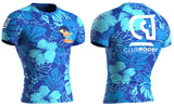 ClubBoostBJJ Aloha Short Sleeve Rash Guard