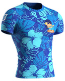 ClubBoostBJJ Aloha Short Sleeve Rash Guard